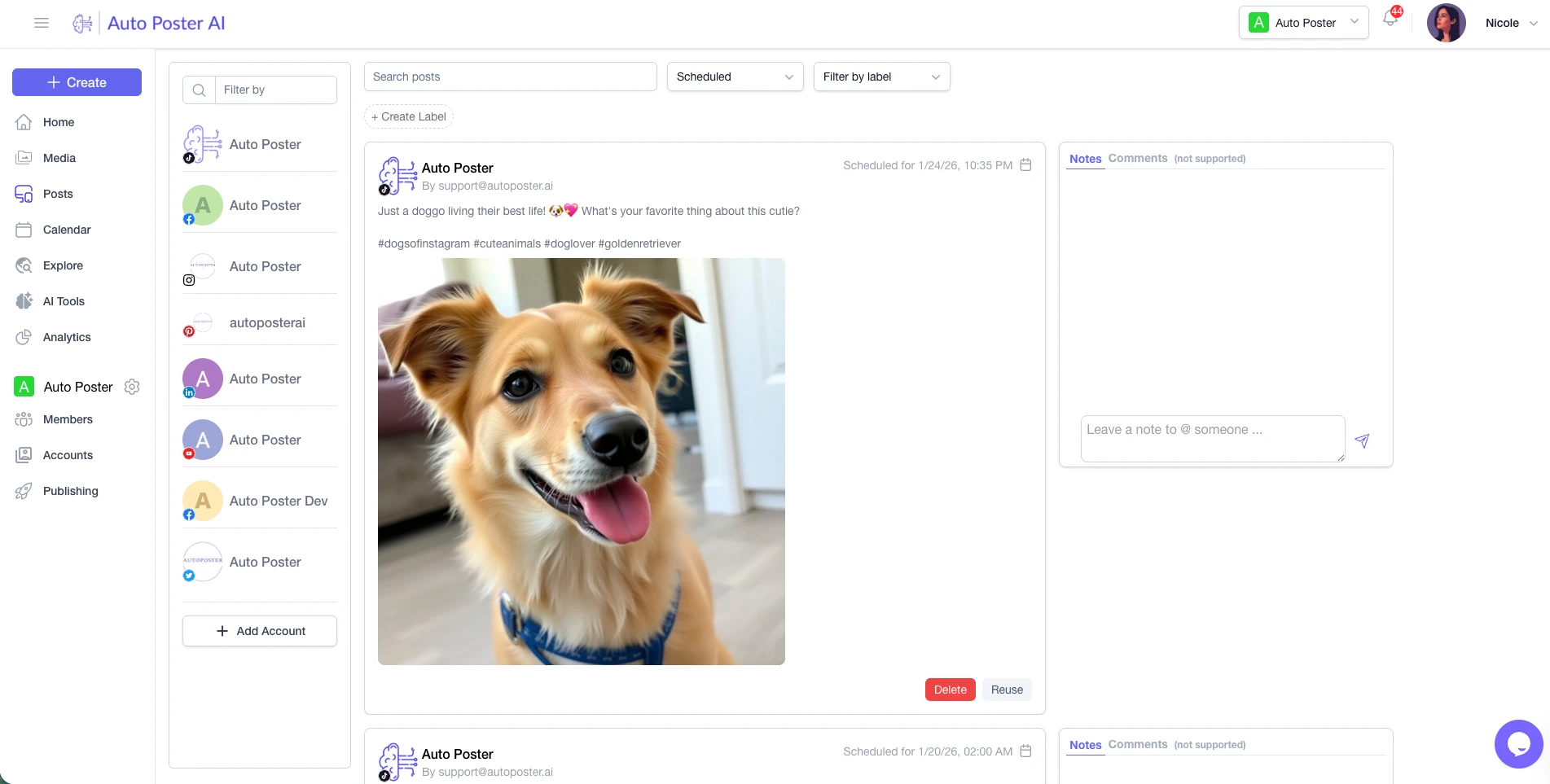 AutoPoster AI Comment Management Demo