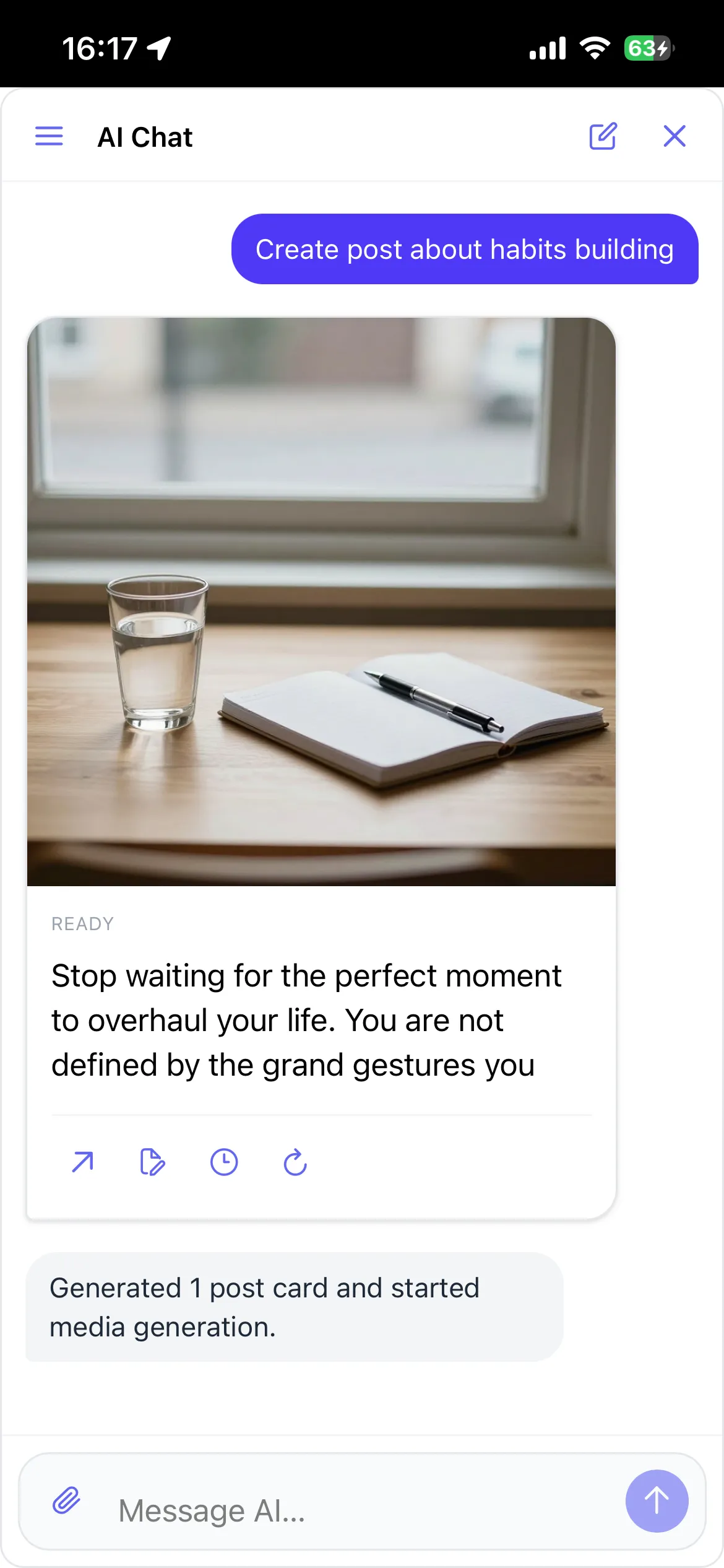 Brainstorm and generate on the go